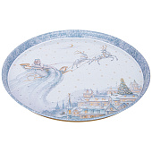 Поднос сервировочный Agness "Cнежная королева" 33х2,1 см 898-227 Поднос сервировочный Agness "Cнежная королева" 33х2,1 см 898-227