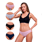  Трусы слипы женские 61558, разноцветный, XL 