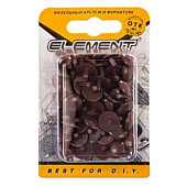 Заглушки на меб.стяжку 5мм дуб (50 шт) "Element"