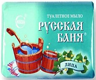 Мыло туалетное РУССКАЯ БАНЯ 100г ЛИПА Мыло туалетное РУССКАЯ БАНЯ 100г ЛИПА