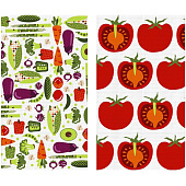 Набор кухонных полотенец (вафля) 45х60 Самойловский Текстиль Овощи 8802/1 Набор кухонных полотенец (вафля) 45х60 Самойловский Текстиль Овощи 8802/1