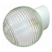  Светильник Кольца 60Вт Е27 d150мм белый косой стекло /Витебск 