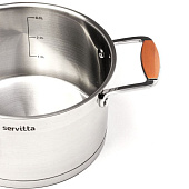 Кастрюля с крышкой Servitta 3,3 л Quadro Sr0116 Кастрюля с крышкой Servitta 3,3 л Quadro Sr0116