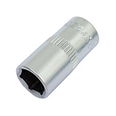  Головка торцовая (1/4") FLANK, 8мм, ЗУБР 