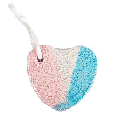  Пемза для ног "Сердце", цвет микс, 7х6,5 см 