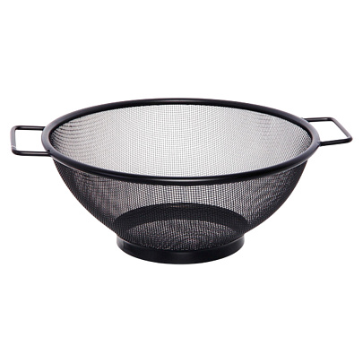  Сито металическое d22cм с ручками черное 323-0525 