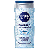 Гель для душа Nivea мужской Заряд чистоты 250 мл Гель для душа Nivea мужской Заряд чистоты 250 мл