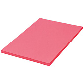  Бумага цветная BRAUBERG, А4, 80г/м, 100 л, интенсив, красная, для офисной техники, 112449 