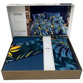  Комплект постельного белья EFOR RANFORCE (MONESTERA) евро ПВХ 