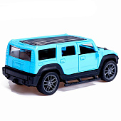 Машина металлическая Автоград "Джип", 1:36, инерция, открываются двери, синий, 10292556 Машина металлическая Автоград "Джип", 1:36, инерция, открываются двери, синий, 10292556