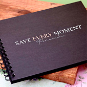  Фотоальбом "Save every moment", black (24,5 х 19 см) 
