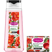  Подарочный набор Camay Botanicals Pomegranate (250мл+85гр) 2023 