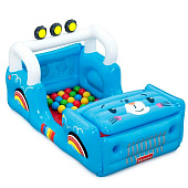  Бассейн Bestway надувной игровой Smilin Safari с шариками 117x76x61 см, 25 мячей, ремкомплект арт.93577 Код277177 