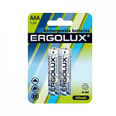  Аккумулятор AAA-600мА.ч (2шт) Ergolux 12977 