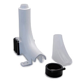 Фиксатор поворота угла тип "башмак" 16-20х90 белый Фиксатор поворота угла тип "башмак" 16-20х90 белый