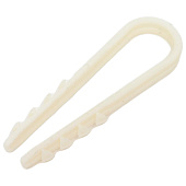  Дюбель-хомут для круглого кабеля Зубр ДХ-К, 11-18мм, уп.100 шт, нейлон 