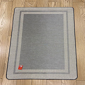 Коврик придверный Zalel 80x120 серый Grey 3015