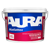  В/Д краска моющаяся (TR) AURA MATTLATEX 9л 