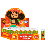  Мыльные пузыри «Чебурашка», 60 мл 