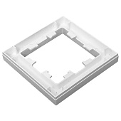 Рамка для розеток и выключателей, 1 пост, цвет алюминий, EKF Эпика Рамка для розеток и выключателей, 1 пост, цвет алюминий, EKF Эпика