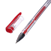  Набор гелевых ручек 3цв, стержень синий,красный,черный, корпус прозрачный  5477652 