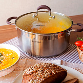 Кастрюля c крышкой 20х9,5 см. 2,9 л. нерж. сталь Тофу / Toffee Es TOFL20BE101