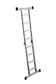 Лестница алюминиевая шарнирная двухсекционная Perilla 2х4 Лестница алюминиевая шарнирная двухсекционная Perilla 2х4