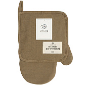 Кухонный набор 2 предмета Этель ECO цвет оливковый Кухонный набор 2 предмета Этель ECO цвет оливковый