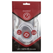 Кабель Energy ET-05 USB/MicroUSB, белый Кабель Energy ET-05 USB/MicroUSB, белый