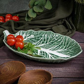  Блюдо овальное 28,3х19,8 см Cabbage Сasa di Fortuna керамика CDF CB09 