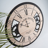 Часы настенные Гранд Отель 400х400х45 мм коричневый Fancy68 Часы настенные Гранд Отель 400х400х45 мм коричневый Fancy68