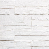 Камень искусственный 200х95 БОРО арт.01 белый (уп. 0.5м2/26шт) Камень искусственный 200х95 БОРО арт.01 белый (уп. 0.5м2/26шт)