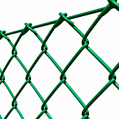 Сетка - рабица 1,5х10м (50х50мм) d2,2мм зеленая в ПВХ Сетка - рабица 1,5х10м (50х50мм) d2,2мм зеленая в ПВХ