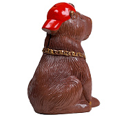 Копилка для денег «Капибара в кепке», гипс, коричневый, 22 см 10386309 Копилка для денег «Капибара в кепке», гипс, коричневый, 22 см 10386309