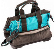  Сумка для инструмента, 26 карманов, 400х225х310мм, пластиковое дно, наплечный ремень, Gross Handwerker 