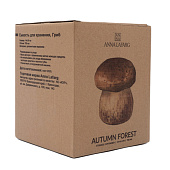  Емкость для хранения Autumn forest 14x16 см, 780 мл, молочно-коричневая, Гриб  ANLAF-XIAJIA-031224-2 