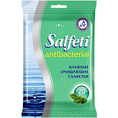 Влажные салфетки Salfeti 20шт Антибактериальные 000