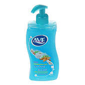  AVE мыло жидкое Океанский бриз с ароматом свежести и прохлады 500г (голубое) 