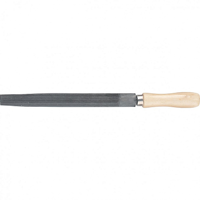  Напильник, 150 мм, полукруглый, деревянная ручка// Сибртех 