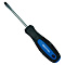  Отвертка SL6x100мм, CrV, двухкомп. рукоятка, магнитный наконечник, Vertextools 
