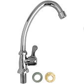  Кран для одной воды металлокерамика с аэратором хром 606 Brimix 