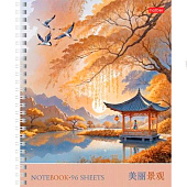 Тетрадь А5 96л гребень клетка ламинация софт-тач Удивительная Азия серия, 96Т5лВ1гр ХАТ Тетрадь А5 96л гребень клетка ламинация софт-тач Удивительная Азия серия, 96Т5лВ1гр ХАТ