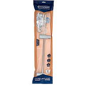 Душевая стойка с мыльницей хром 60см S04-002 СоюзКран Душевая стойка с мыльницей хром 60см S04-002 СоюзКран