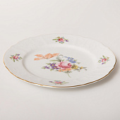 Тарелка мелкая 25 см Thun Bernadotte, декор "Мейсенский букет" БТФ0259 Тарелка мелкая 25 см Thun Bernadotte, декор "Мейсенский букет" БТФ0259