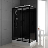 Душевая кабина 120х80х215 прямоугольная низкий поддон тонированное стекло 5мм ЛЕВАЯ 8801L ODA Душевая кабина 120х80х215 прямоугольная низкий поддон тонированное стекло 5мм ЛЕВАЯ 8801L ODA