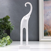 Сувенир Белый слон с длинными ногами, полистоун, 17,7х4,4х2,8 см, 5449204 Сувенир Белый слон с длинными ногами, полистоун, 17,7х4,4х2,8 см, 5449204