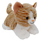  Игрушка мягкая Котенок, 13х34х20 см, рыжий 