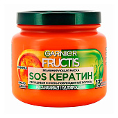  Маска для волос G Fructis SOS Восстановление Кератин 300мл 