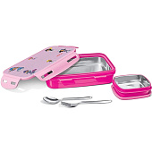 Термо ланч-бокс Steely Mini DeLuxe, 0,425 л, Pink and Pink ML37303-PP Термо ланч-бокс Steely Mini DeLuxe, 0,425 л, Pink and Pink ML37303-PP
