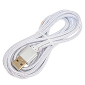 Кабель Energy ET-29-2 USB/Lightning, (для Apple) серебро 104110 Кабель Energy ET-29-2 USB/Lightning, (для Apple) серебро 104110